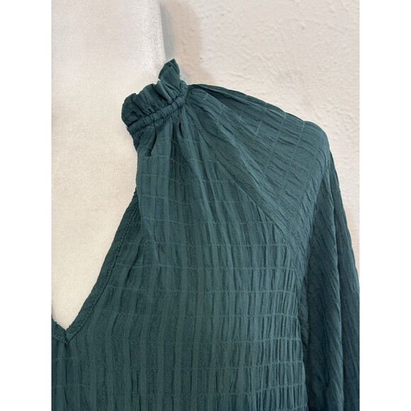 Mare Mare X Anthropologie Size XS Tiered Anne Dress Puff Sleeve Boho Peasant - Picture 7 of 16